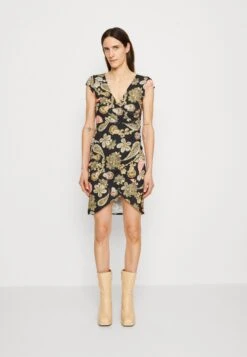 Anna Field Jerseykjole - Black/Multi Coloured -Anna Field 000879a5b9754ce9801a39da47c3abcd