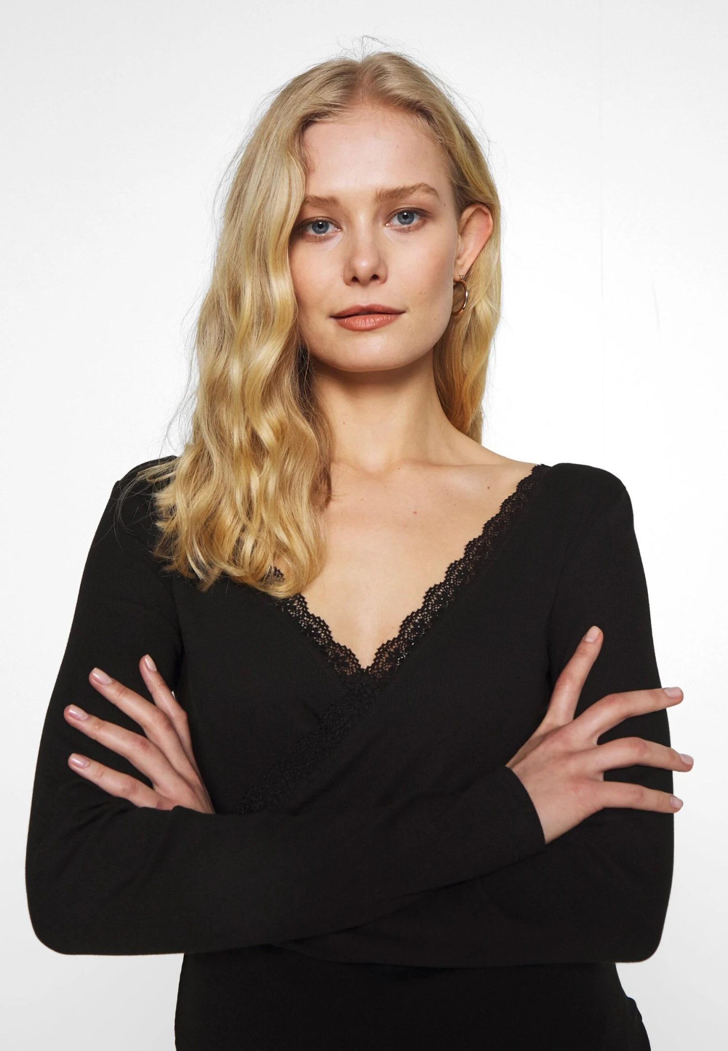 Anna Field Topper Langermet - Black 5 Anna Field Topper Langermet - Black - Bilde 5