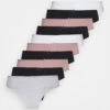 Anna Field Shannon 10 Pack Brief- Underbukse - Pink/Grey