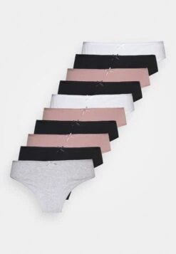 Anna Field Shannon 10 Pack Brief- Underbukse - Pink/Grey
