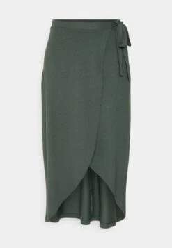 Anna Field Basic Wrap Over Midi Skirt- A-Line Skjørt - Light Green -Anna Field 01b03c6b375842bc8850908e3d5e14f2