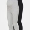 2 Pack Capri - Leggings - Black/Light Grey