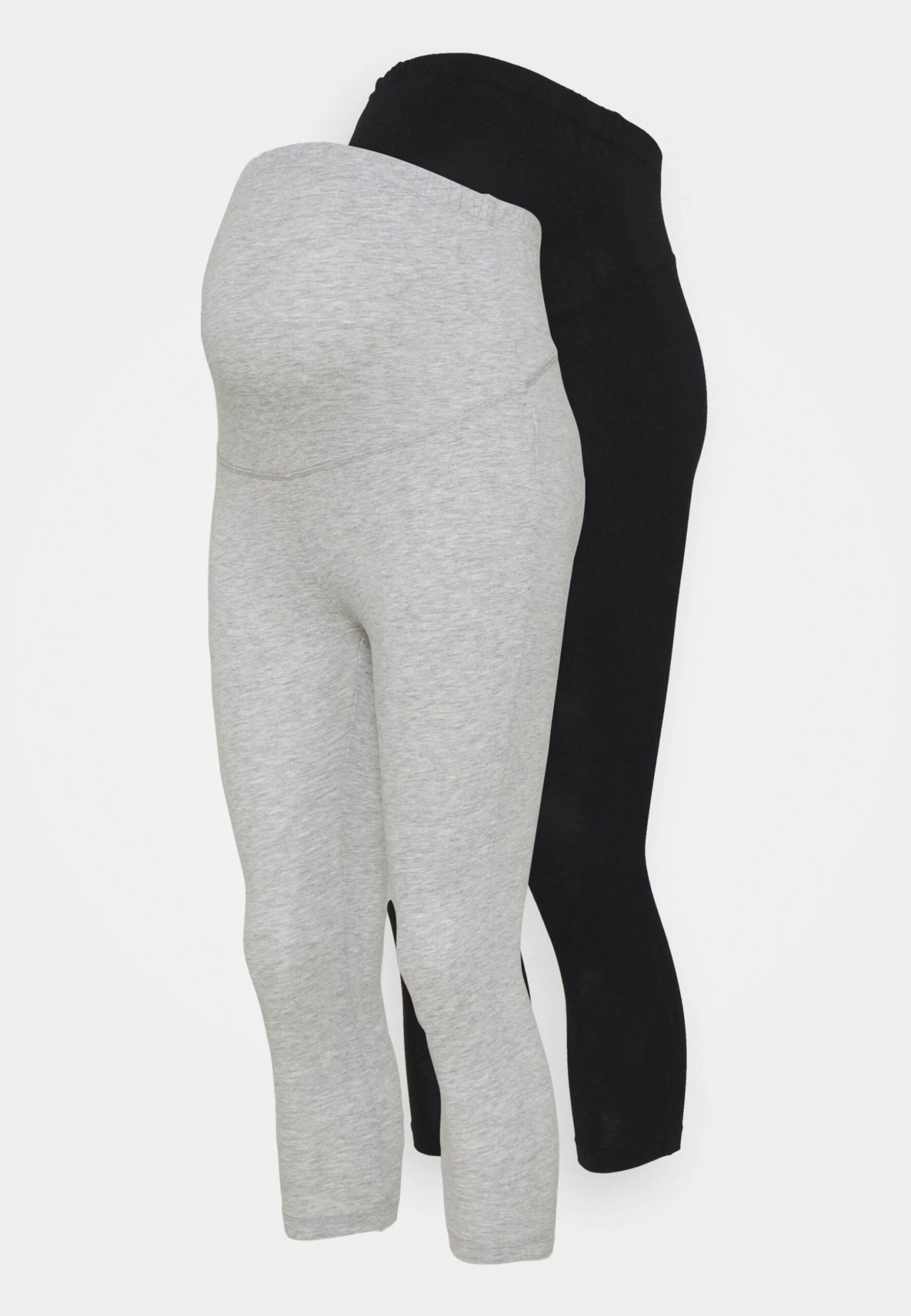2 Pack Capri - Leggings - Black/Light Grey 1 2 Pack Capri - Leggings - Black/Light Grey