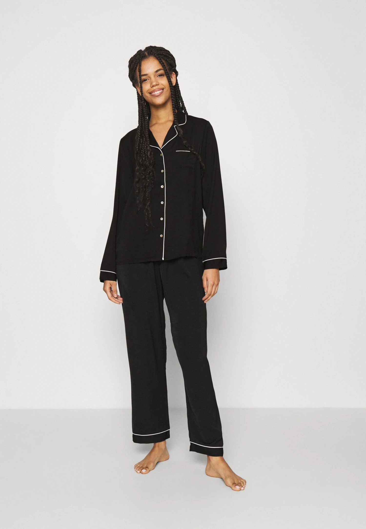 Anna Field Pyjamas - Black 2 Anna Field Pyjamas - Black - Bilde 2