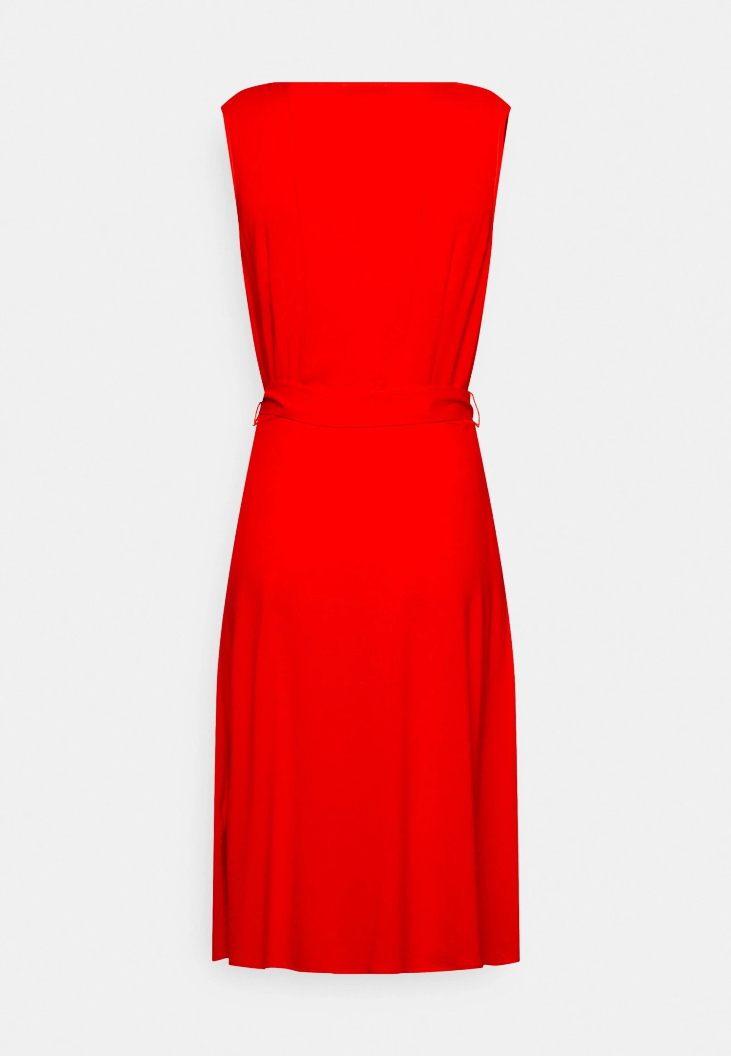 Anna Field Volant Midi Dress - Kjole - Red 2 Anna Field Volant Midi Dress - Kjole - Red - Bilde 2