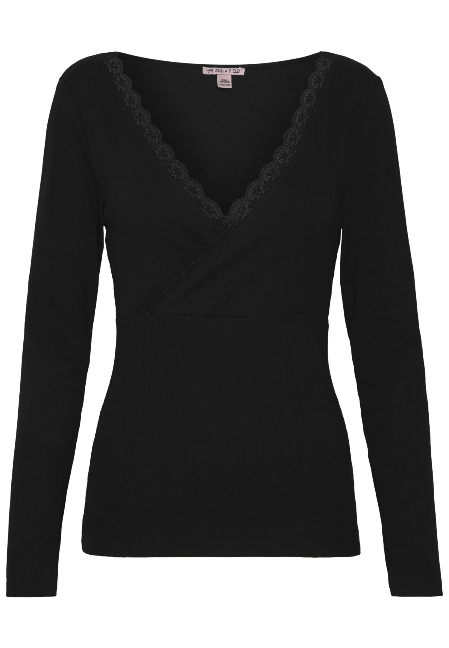 Anna Field Topper Langermet - Black 4 Anna Field Topper Langermet - Black - Bilde 4