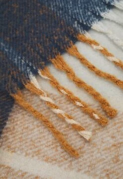 Anna Field Sjal - Brown/White/Blue -Anna Field 149ad7492d7d4e73b7faf9d527a23c82