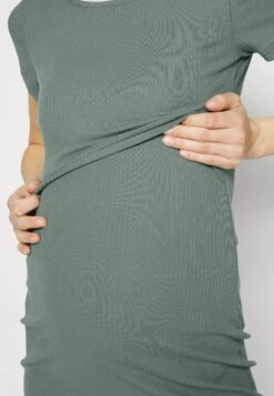 Short Sleeves- Jerseykjole - Green -Anna Field 1595de531849405187a62b254d2ca264