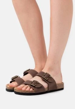 Anna Field Tøfler - Dark Brown