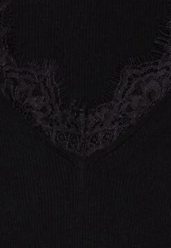 Anna Field Lace - Strikkegenser - Black -Anna Field 1b67e9953cbb422aaf73729be6d5f720