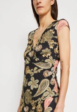 Anna Field Jerseykjole - Black/Multi Coloured -Anna Field 1d1339a0c9104cd2b8c74037671ad251