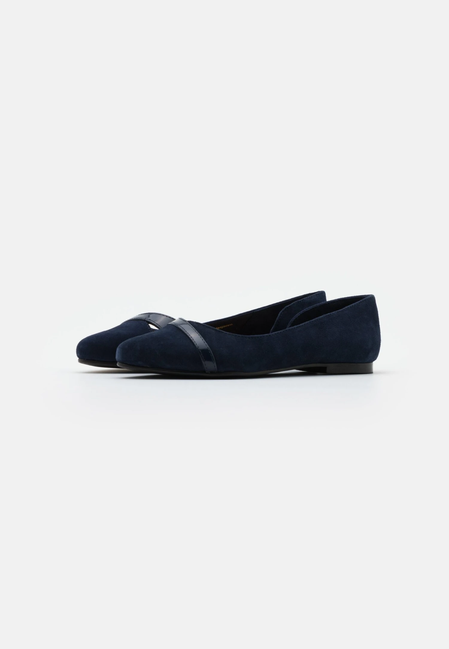 Anna Field Leather- Ballerina - Dark Blue 3 Anna Field Leather- Ballerina - Dark Blue - Bilde 3