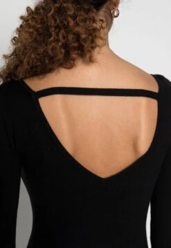 Anna Field Offener Rücken Bodycon Mini Strickkleid - Etuikjole - Black -Anna Field 1e77fbe5821d4c448cad2c7c1537bd30