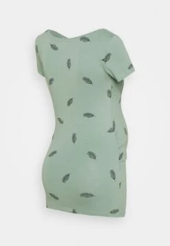 3Pack - T-Shirts Med Print - Black/White/Green -Anna Field 211d5ec96286482bb54d3788a624604a