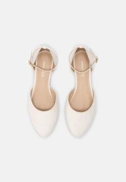 Leather - Ballerina Med Reim -White -Anna Field 266adc0ebe3b49ebb20886fb98a4a64c