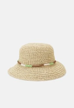 Anna Field Hatt - Tan/Green