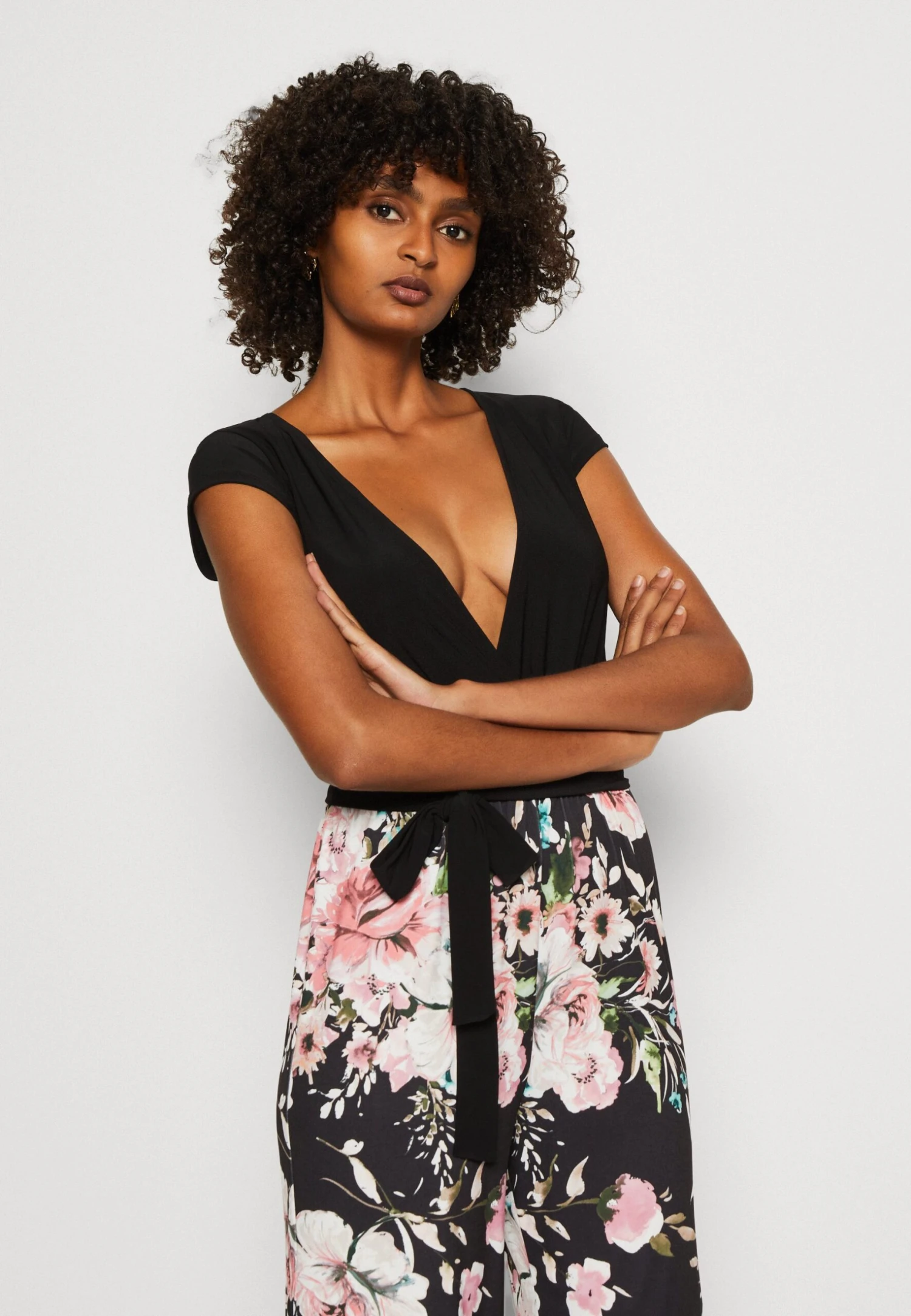 Anna Field Jumpsuit - Black/Multi-Coloured 4 Anna Field Jumpsuit - Black/Multi-Coloured - Bilde 4