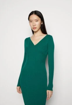 Anna Field V Ausschnitt Bodycon Midi Strickkleid - Etuikjole - Green -Anna Field 2a92467a708c4f838fd5cca3fe2c824f