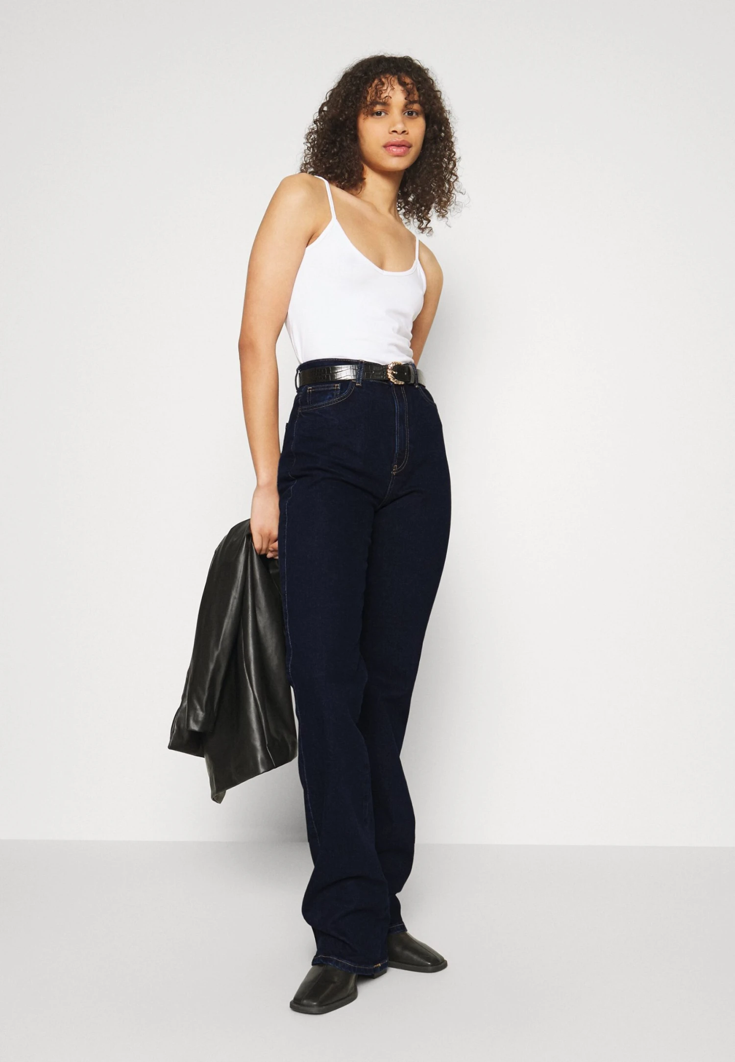 Flared Jeans - Dark Blue Denim 4 Flared Jeans - Dark Blue Denim - Bilde 4