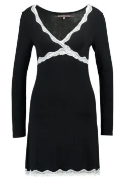Anna Field Heidi Long Sleeves Viscose Nightdress - Nattskjorte - Black 10 Anna Field Heidi Long Sleeves Viscose Nightdress - Nattskjorte - Black -Anna Field 32fa00dfae104f94a6dcda686bd2fdf8