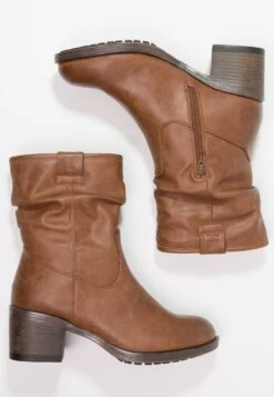 Anna Field Winter Boot - Støvletter - Cognac -Anna Field 390584ecf6434fd885a612b6aed2e7f7