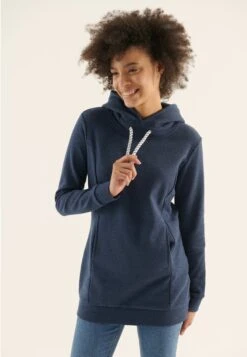 Anna Field Sweatshirt - Dark Blue/Mottled Blue