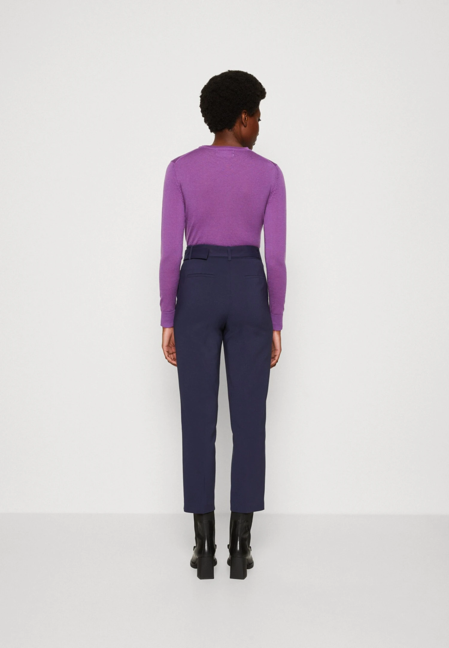 Anna Field Bukse - Dark Blue 3 Anna Field Bukse - Dark Blue - Bilde 3