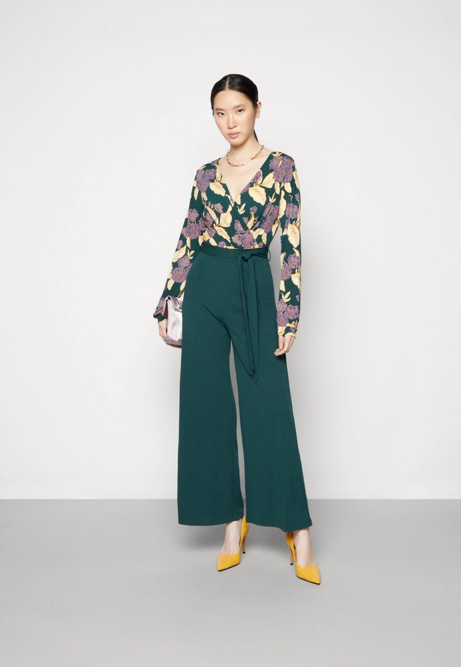 Anna Field Jumpsuit - Dark Green/Yellow 2 Anna Field Jumpsuit - Dark Green/Yellow - Bilde 2