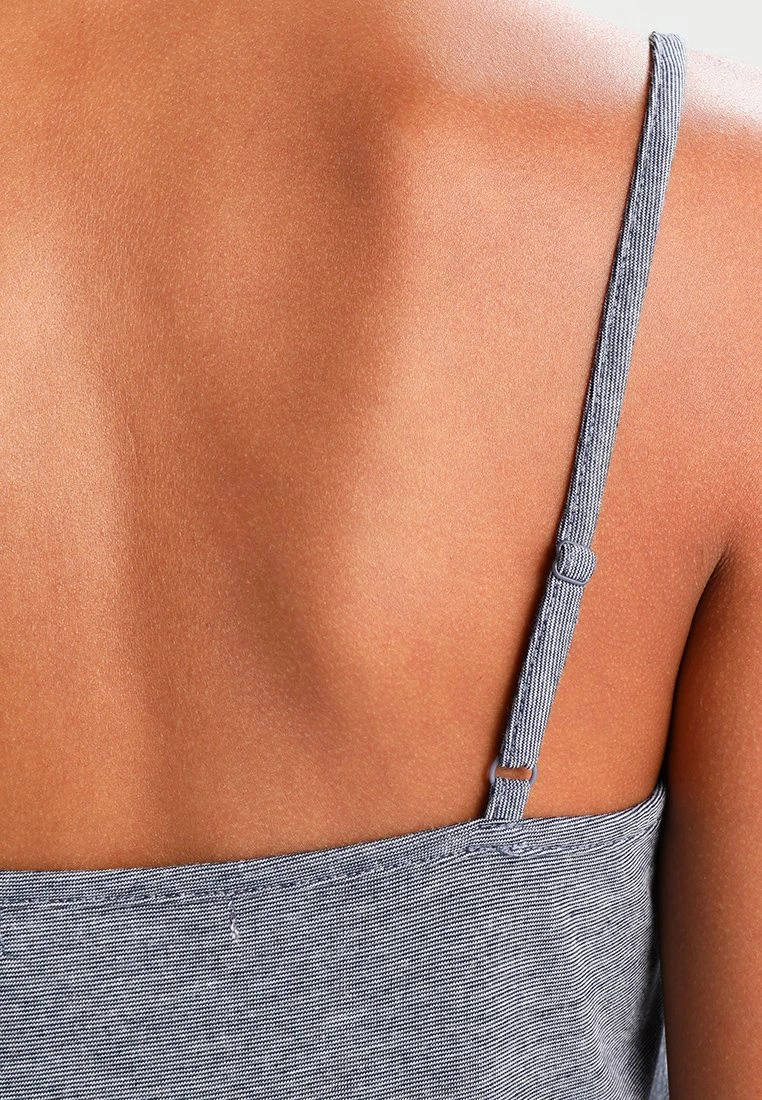 Anna Field Sarah Short Pj Set- Pyjamas - Off-White/Dark Blue 4 Anna Field Sarah Short Pj Set- Pyjamas - Off-White/Dark Blue - Bilde 4