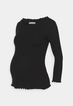 Long Sleeved Top - Topper Langermet - Black