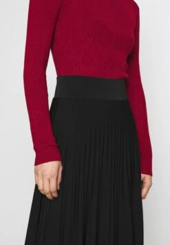 Anna Field Plisse A-Line Midi Skirt - A-Line Skjørt - Black -Anna Field 5b795506dfab47e1b68916c05358cc67