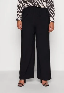 Wide Leg Pant - Bukse - Black