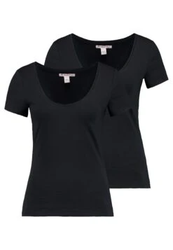Anna Field 2 Pack - T-Shirts - Black 8 Anna Field 2 Pack - T-Shirts - Black -Anna Field 626abfe4c856419c8d89299736aecf07