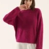 Anna Field Oversized - Strikkegenser - Pink