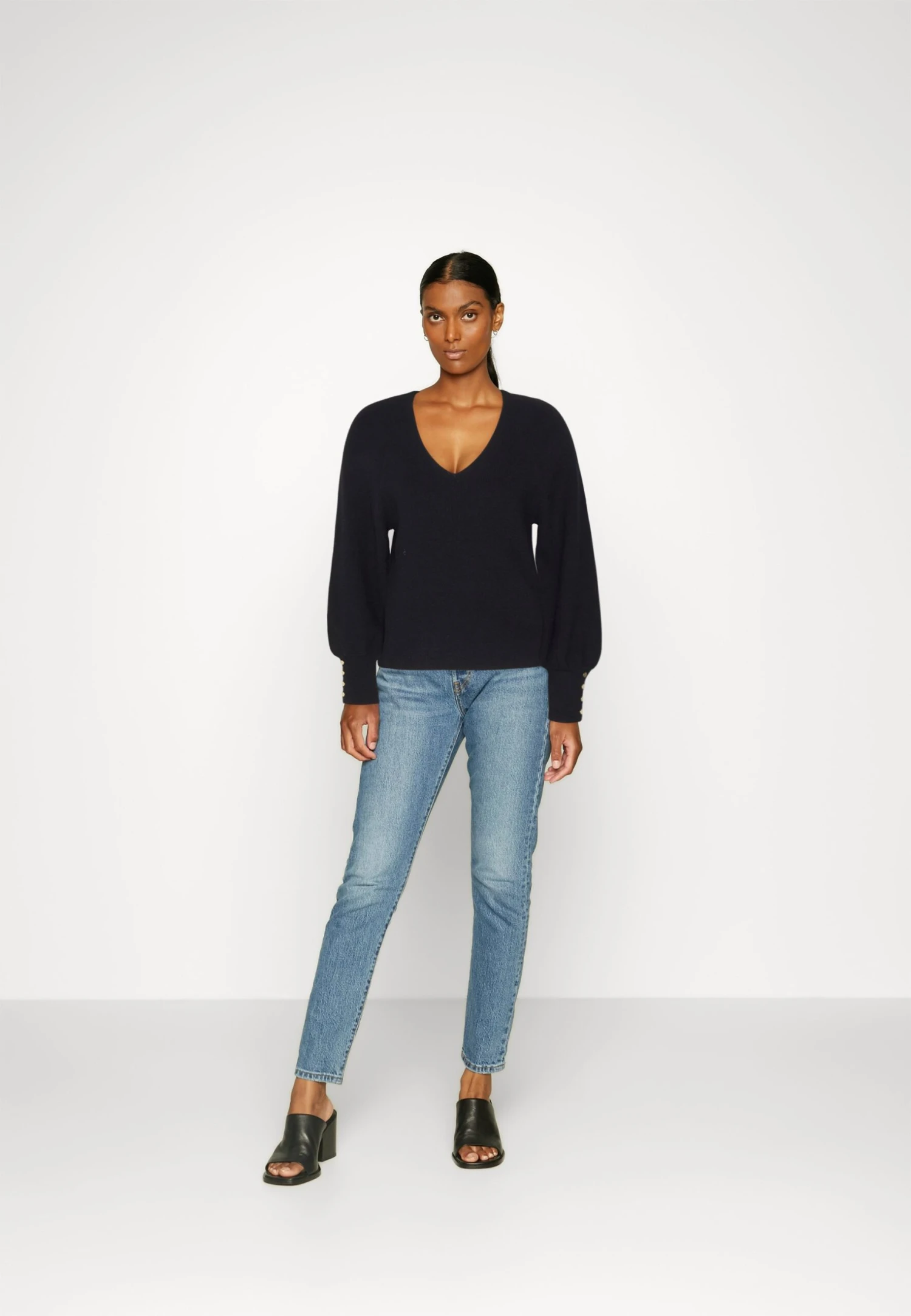 Anna Field Strikkegenser - Black 2 Anna Field Strikkegenser - Black - Bilde 2