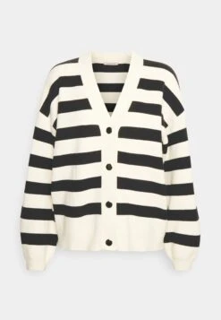 Anna Field Cardigan - White/Black -Anna Field 6bd037b2f20e470790ecd6e79e1c1a35