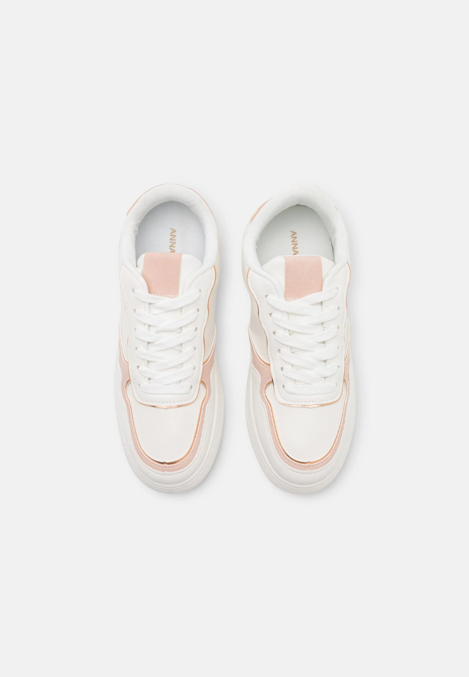 Anna Field Joggesko - White/Rose Gold Coloured 6 Anna Field Joggesko - White/Rose Gold Coloured - Bilde 6