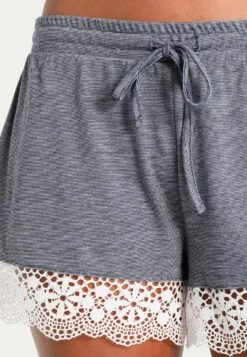 Anna Field Sarah Short Pj Set- Pyjamas - Off-White/Dark Blue 13 Anna Field Sarah Short Pj Set- Pyjamas - Off-White/Dark Blue -Anna Field 6f89a2a5cdf84a3c8c843968bd01c00e