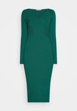 Anna Field V Ausschnitt Bodycon Midi Strickkleid - Etuikjole - Green -Anna Field 718670d510bc4babbc37576c79f29fff