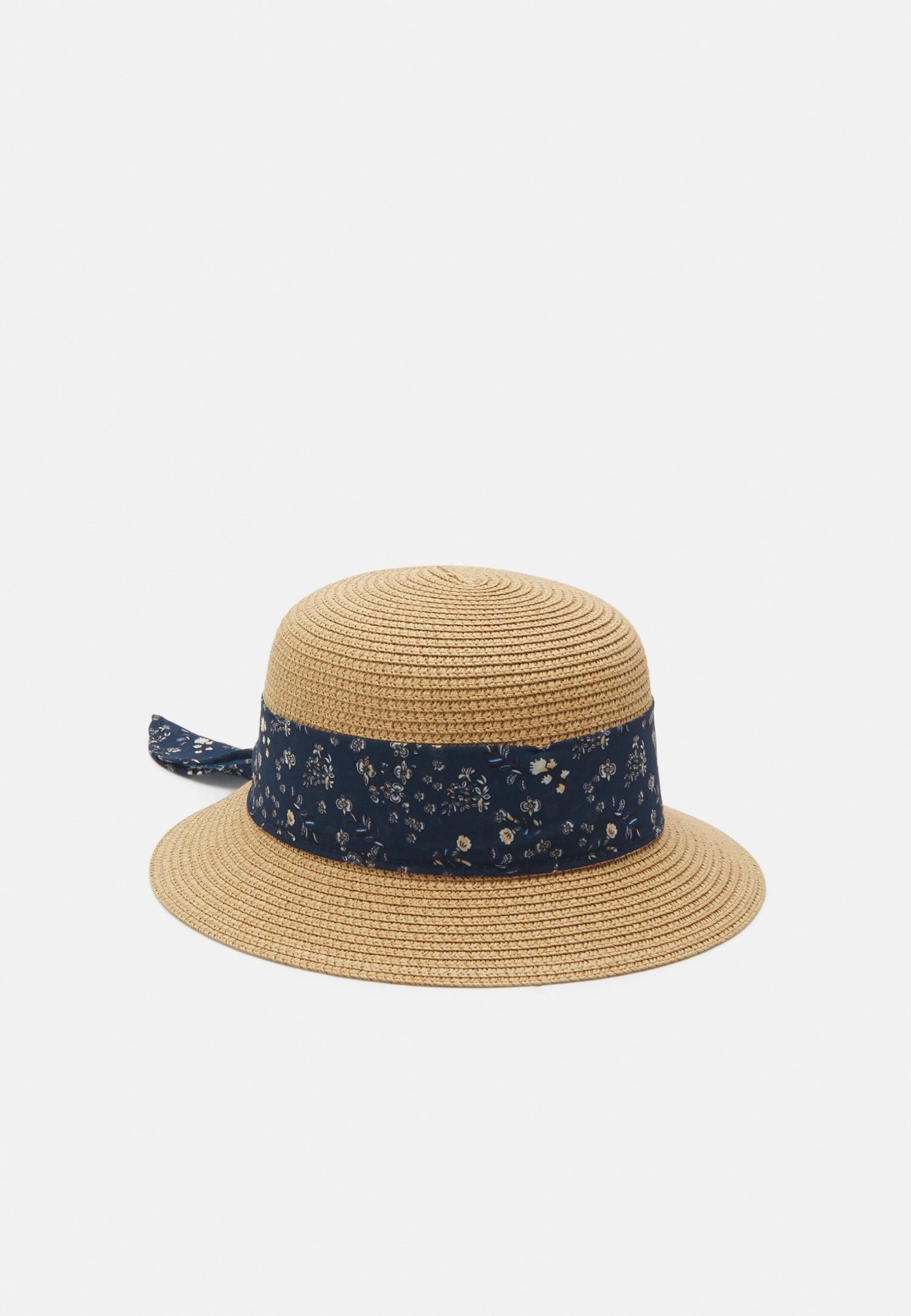 Anna Field Hatt - Tan/Dark Blue 1 Anna Field Hatt - Tan/Dark Blue