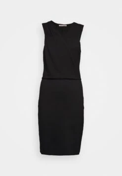 Drapped Neckline Smart Bodycon Sleeveless Mini Dress - Jerseykjole - Black 10 Drapped Neckline Smart Bodycon Sleeveless Mini Dress - Jerseykjole - Black -Anna Field 7e169e682756419492298dc1919a2371