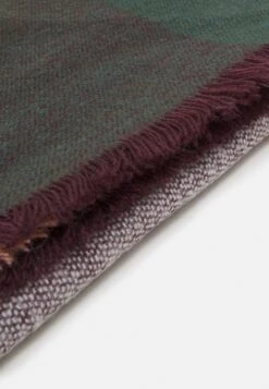 Anna Field Skjerf - Dark Green/Light Pink -Anna Field 7f4d1b71bab443a592891fd8a4b9a508