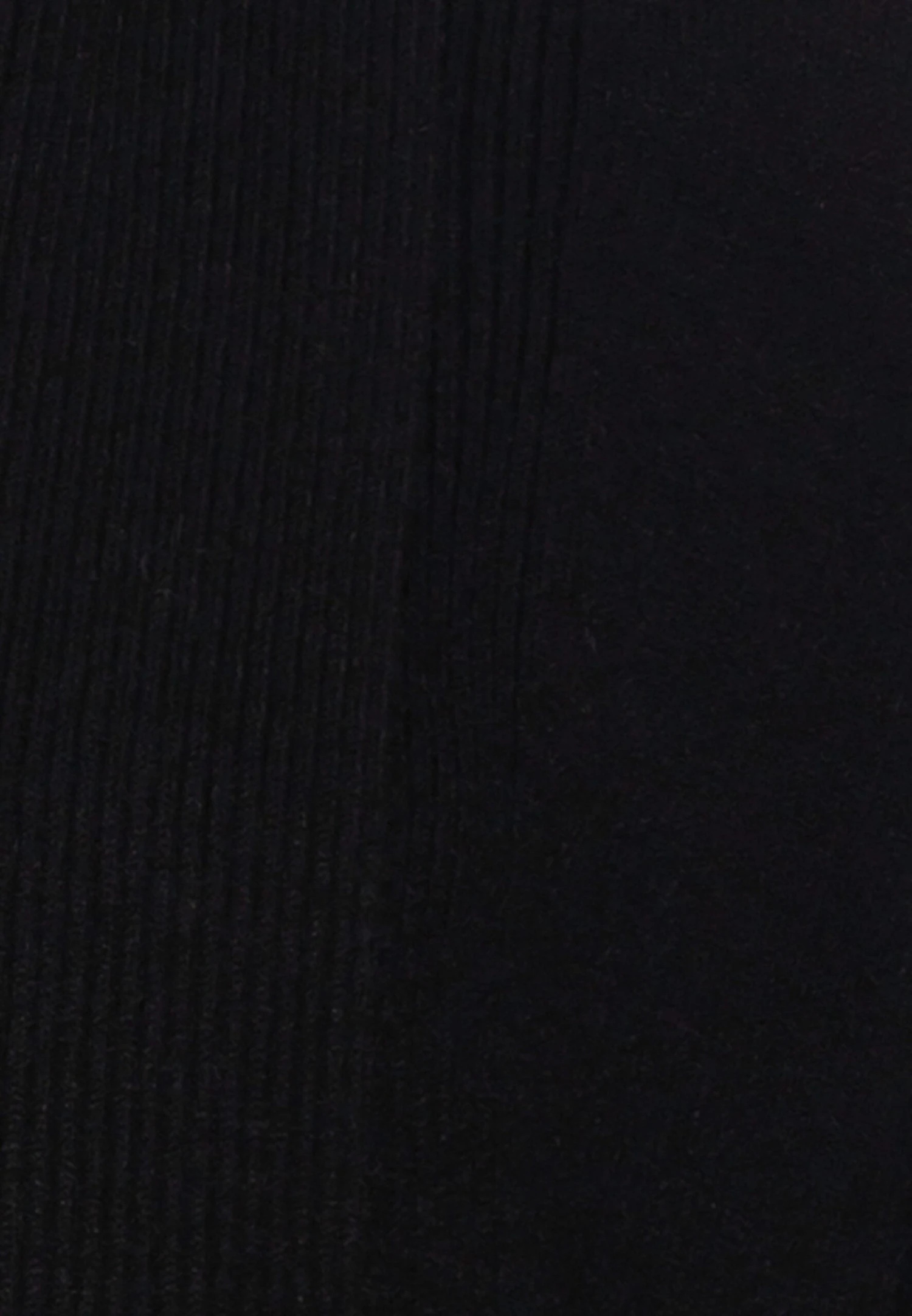 Anna Field Ribbed Fold Collar - Cardigan - Black 3 Anna Field Ribbed Fold Collar - Cardigan - Black - Bilde 3