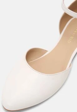 Leather - Ballerina Med Reim -White -Anna Field 840270053f7542339bf71b68edcbda90