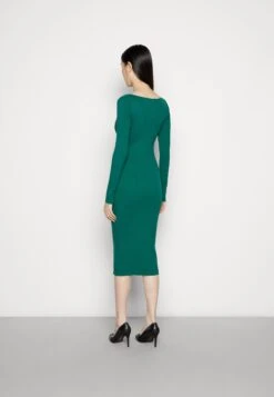 Anna Field V Ausschnitt Bodycon Midi Strickkleid - Etuikjole - Green -Anna Field 86498fc4944c4db0b34bd9ac985567e6