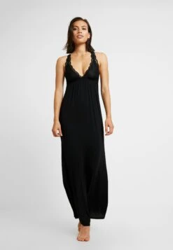Anna Field Anna Long Viscose Dress- Nattskjorte - Black