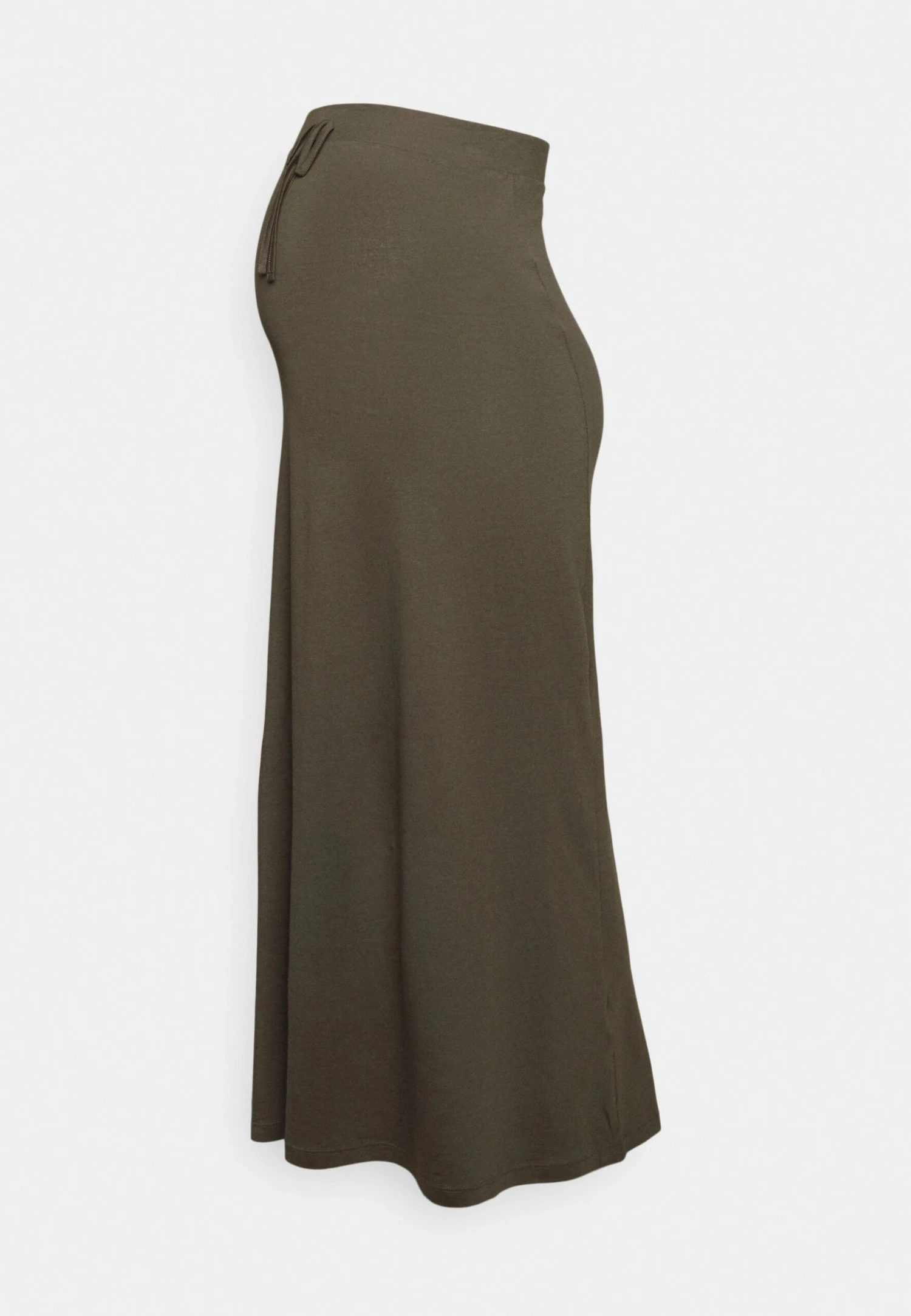 Maternity Maxi Skirt With Drawstring Waistband - Maxiskjørt - 606 - Khaki 4 Maternity Maxi Skirt With Drawstring Waistband - Maxiskjørt - 606 - Khaki - Bilde 4