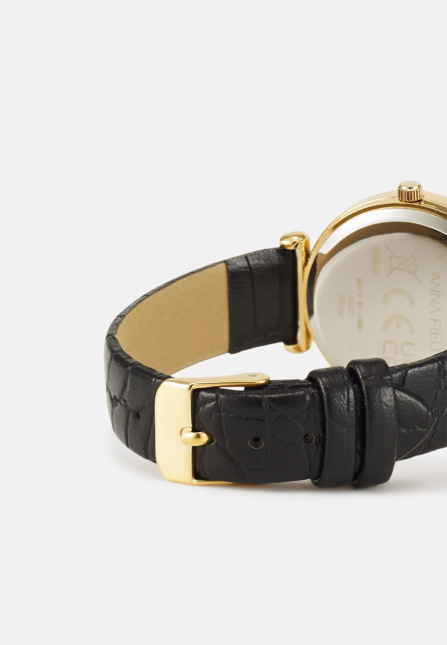 Anna Field Klokke - Black/Gold-Coloured 2 Anna Field Klokke - Black/Gold-Coloured - Bilde 2