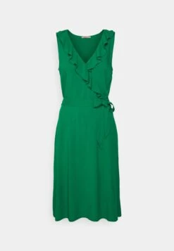 Anna Field Volant Midi Dress - Kjole -Green
