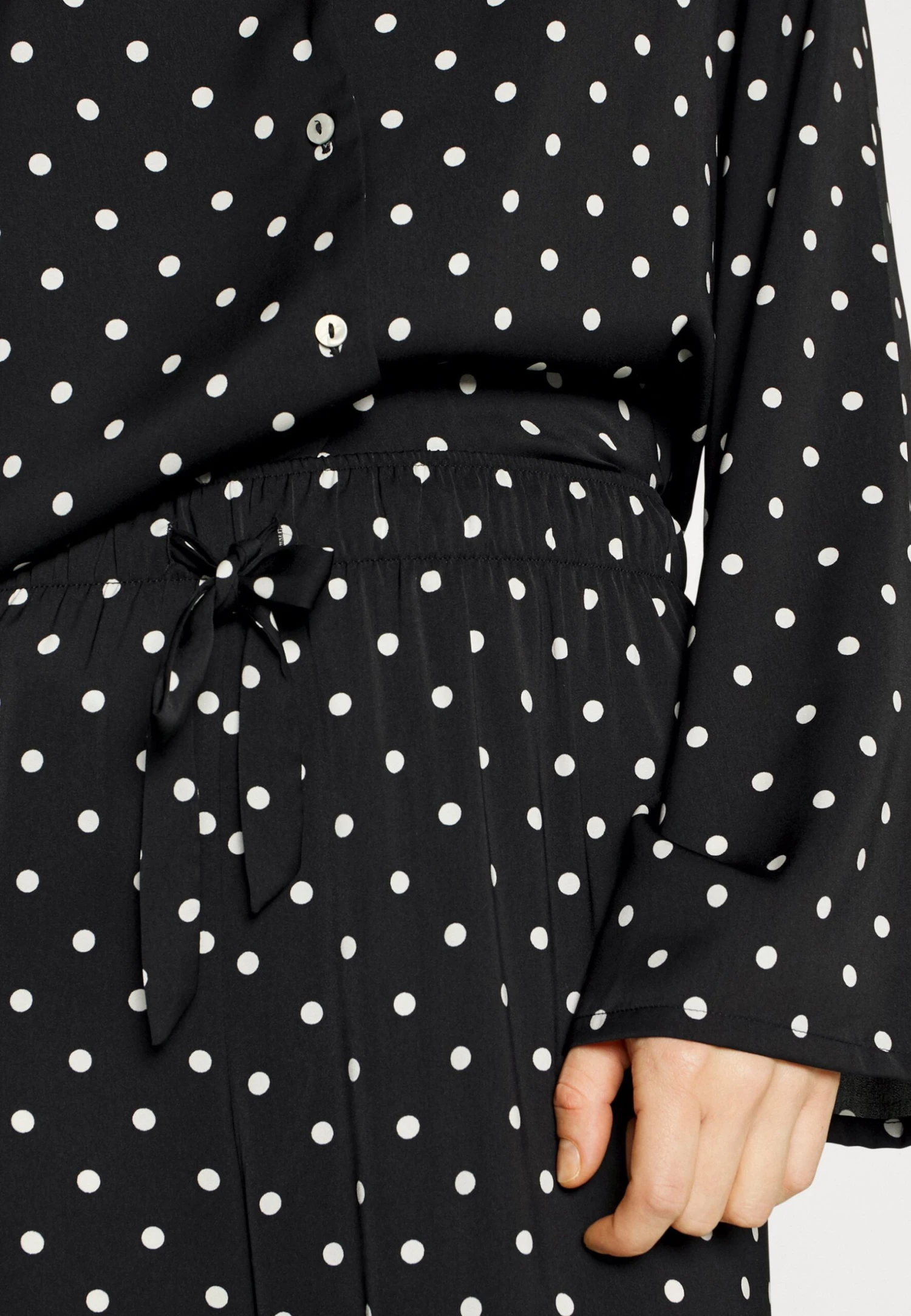 Anna Field Pyjamas - Black/Off-White 5 Anna Field Pyjamas - Black/Off-White - Bilde 5